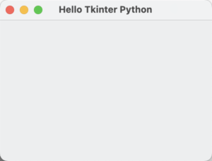 Hello World Tkinter